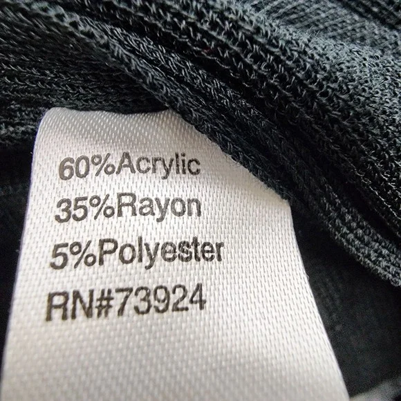 Ming Wang Sweater Jacket Women's Medium Cardigan Office Shoulder‎ Pads w. Scarf - Picture 6 of 7